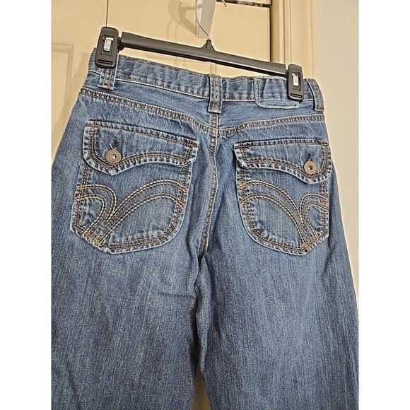 UPROAR JEANS Juniors Sz 16 = 26/28 Embroidered Pockets READ - Picture 1 of 12